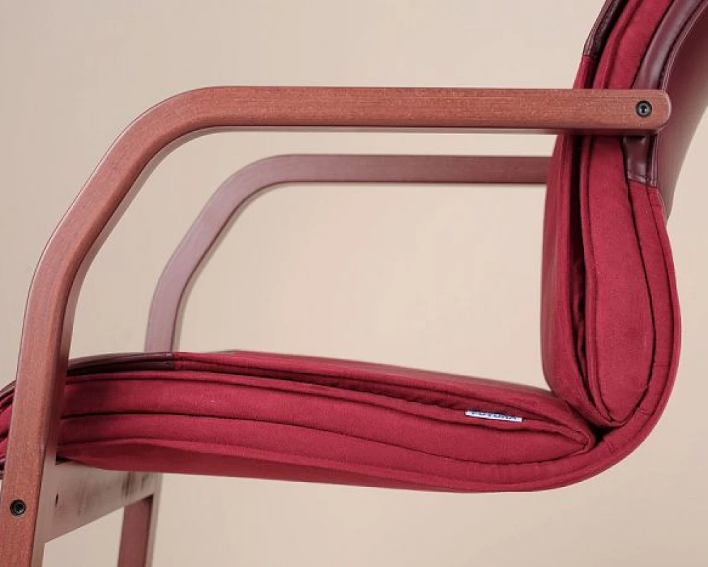 Кресло ЛОНДОН В, комб, дерево