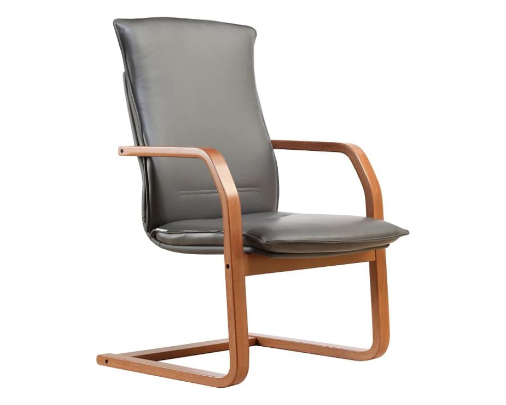 Кресло БЕРЛИН В, кожа, дерево