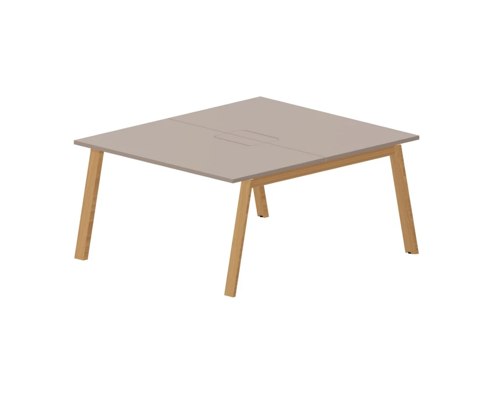 Стол bench отдельный 140х160х75 (меламиновые аутлеты) Артвуд / Artwood Тортора/Бук