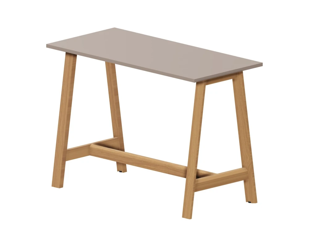 Высокий стол для переговоров 150x70х1050 Артвуд Хай / Artwood High Тортора/Бук