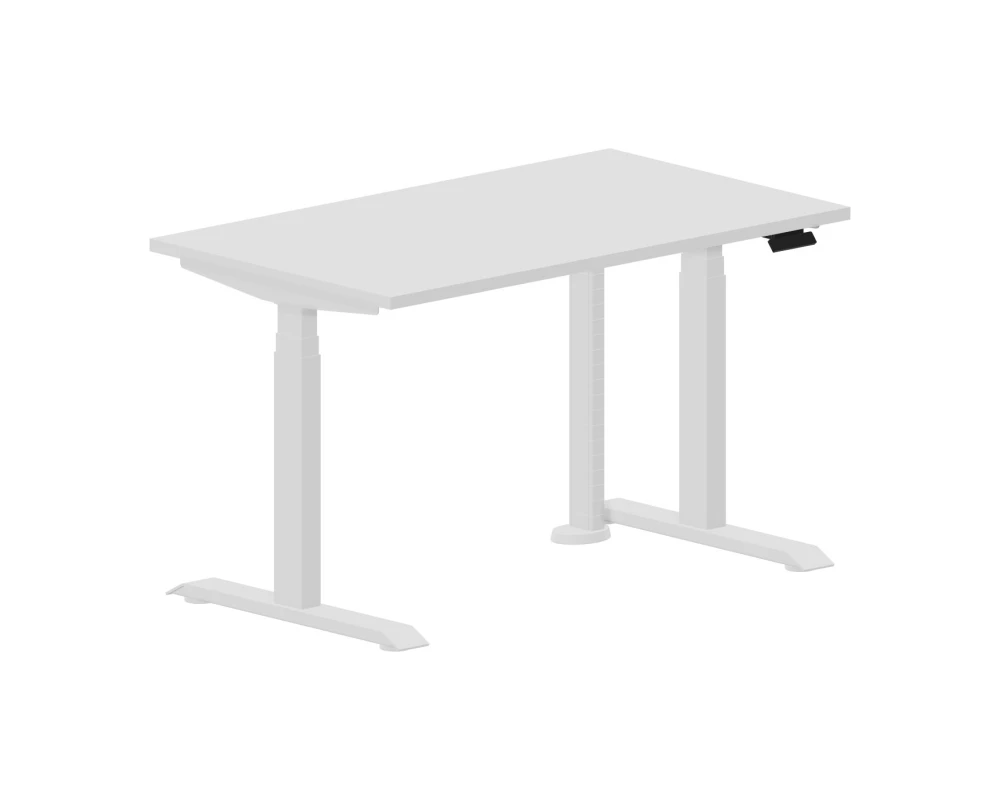 Стол регулируемой высоты 120х70х60,5-124,5 Мотум Плюс / Motum Plus Белый/Белый