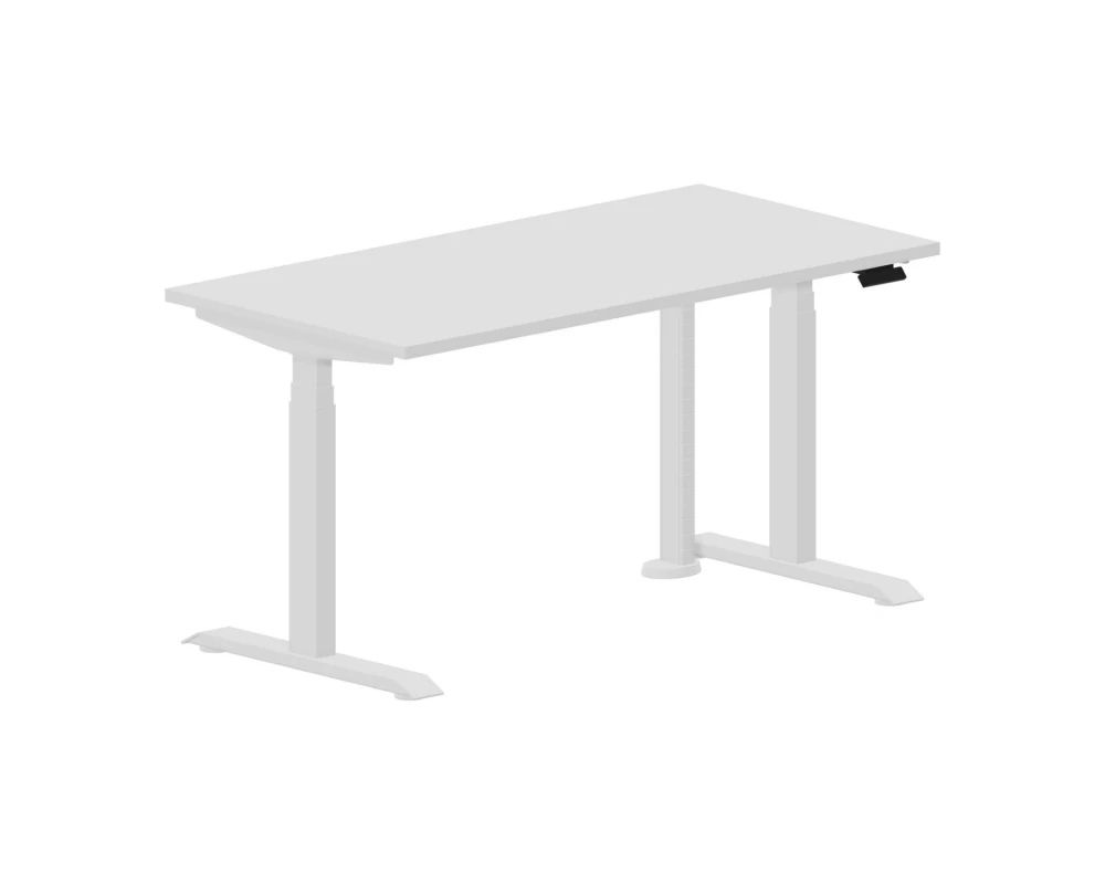 Стол регулируемой высоты 140х70х60,5-124,5 Мотум Плюс / Motum Plus Белый/Белый