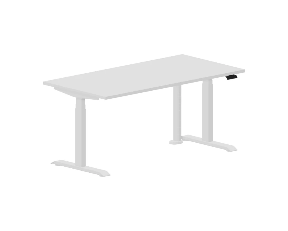 Стол регулируемой высоты 160х80х60,5-124,5 Мотум Плюс / Motum Plus Белый/Белый
