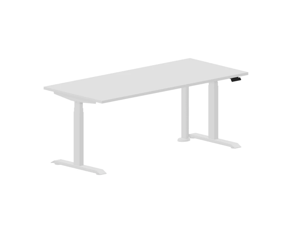 Стол регулируемой высоты 180х80х60,5-124,5 Мотум Плюс / Motum Plus Белый/Белый