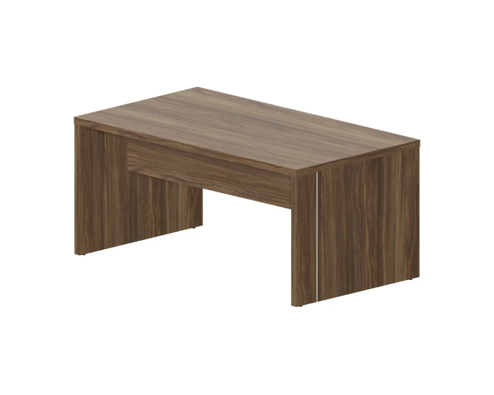 Стол для руководителя 160х90х73,5 (станд, лицевая панель) Норман / Norman Орех