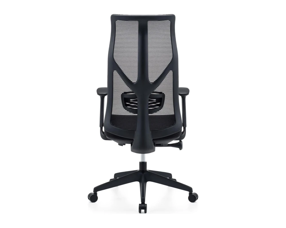 Кресло VIKING-11 M122С-1 Сетка/Ткань, Черный