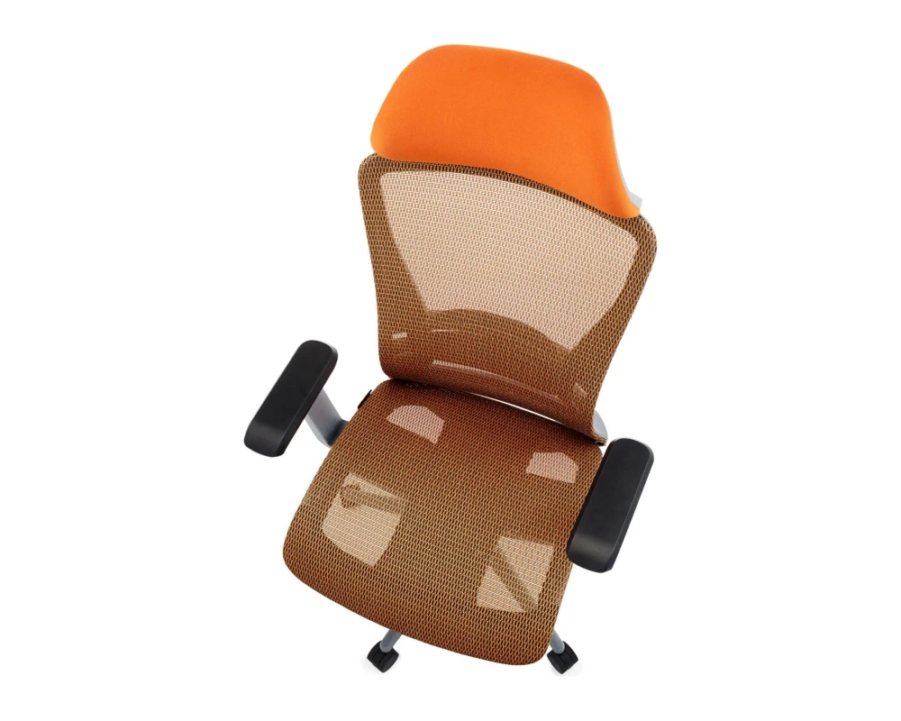 Кресло VIKING-32 M123В-3 Сетка, Оранжевый