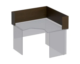 Настольная перегородка угол ФР 422 Formula images