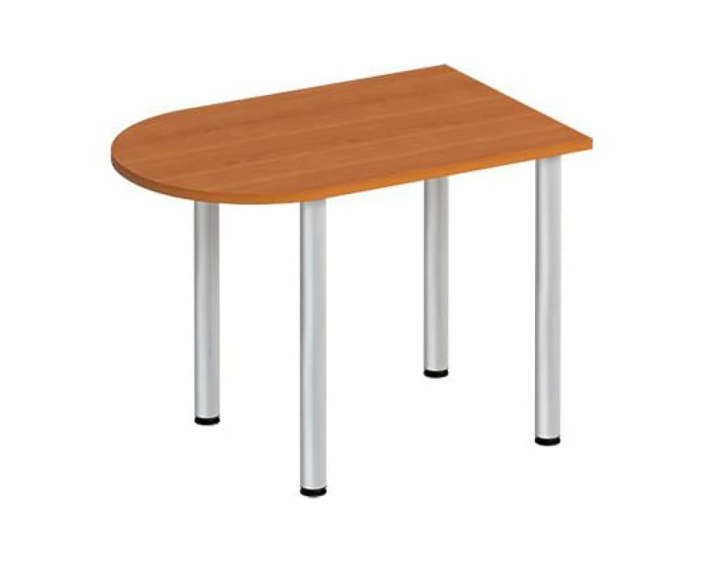 Стол письменный полукруглый на хромированных опорах ФР 2104 Formula