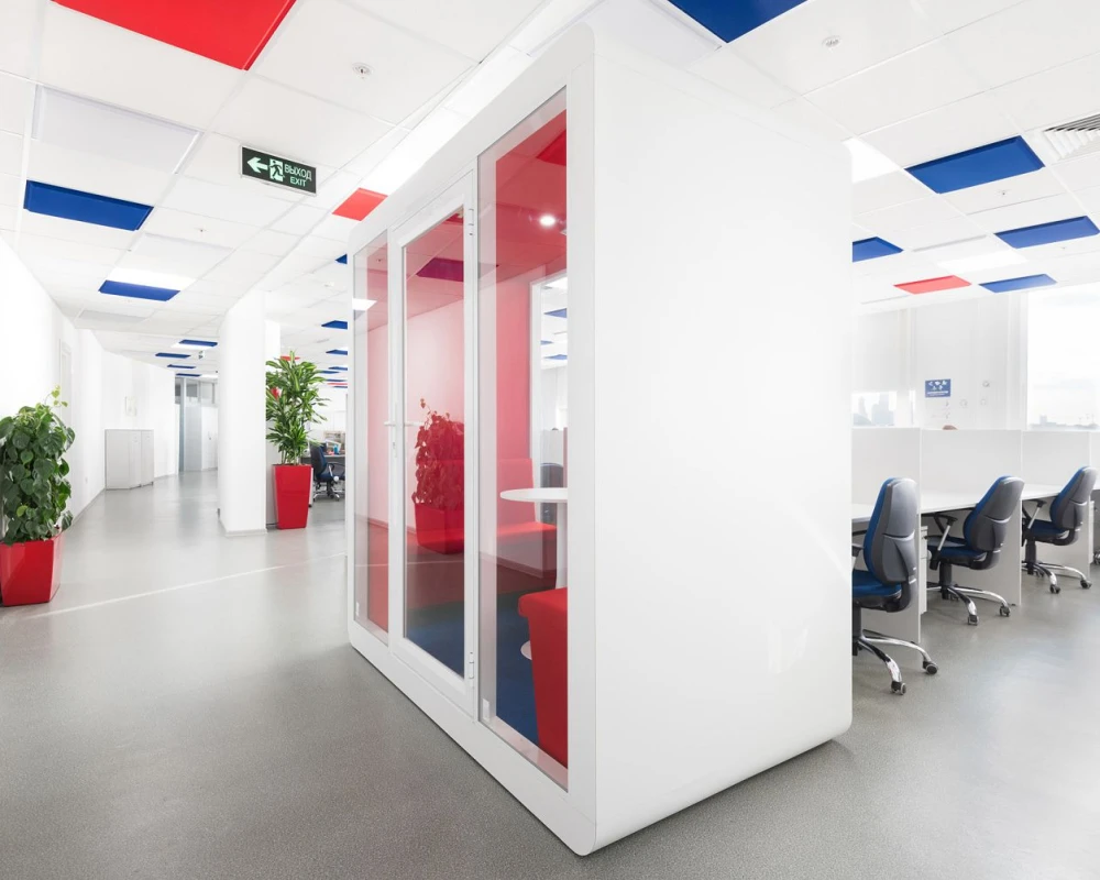 Акустическая кабина LWOP FOUR-SEATER (задняя стенка стекло)