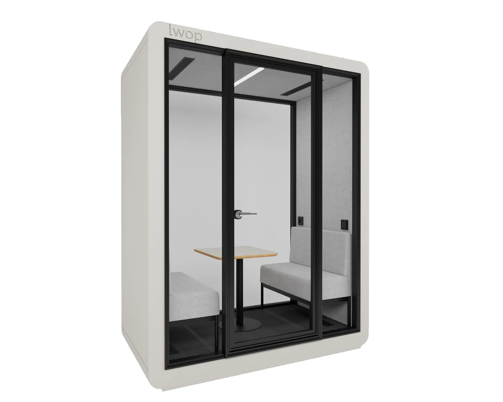 Акустическая кабина LWOP DOUBLE (задняя стенка стекло)