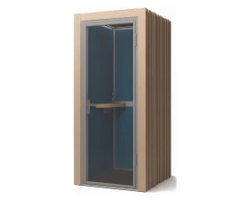 Акустическая кабина LWOP WOOD ONE (задняя стенка стекло) images