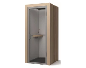 Акустическая кабина LWOP WOOD ONE (задняя стенка стекло) images