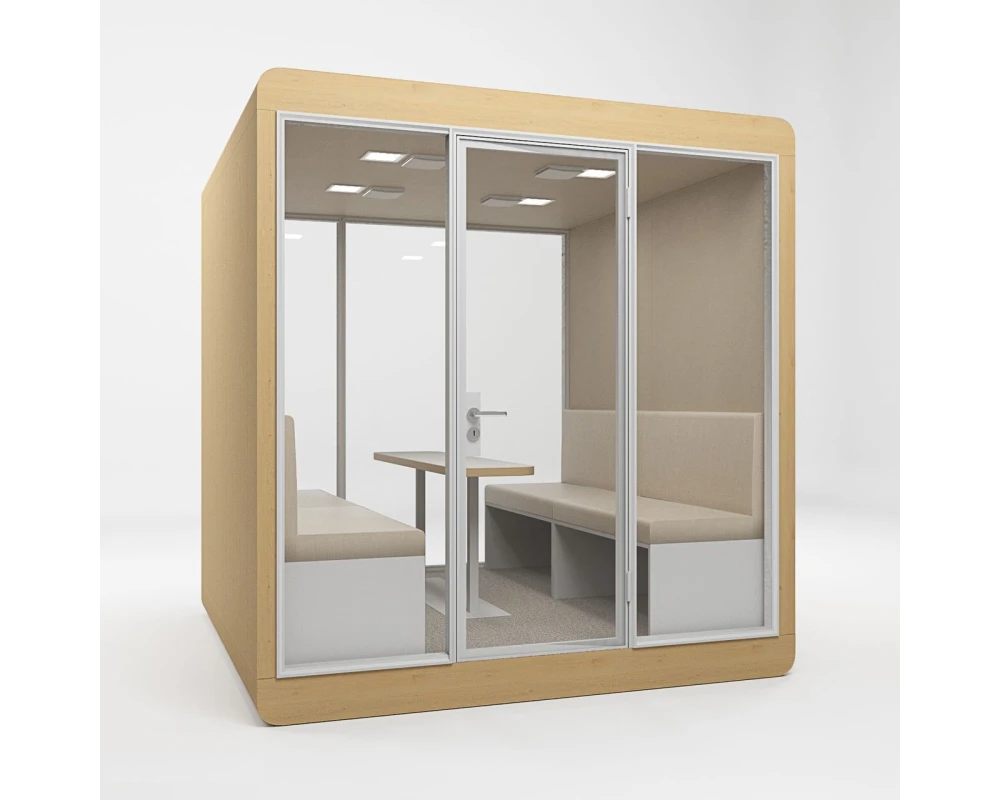 Акустическая кабина LWOP SIX-SEATER (задняя стенка стекло)