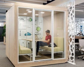 Акустическая кабина LWOP SIX-SEATER (задняя стенка стекло) images