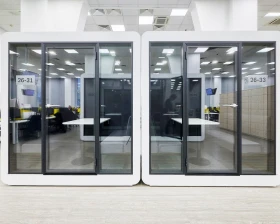 Акустическая кабина LWOP SIX-SEATER (задняя стенка стекло) images