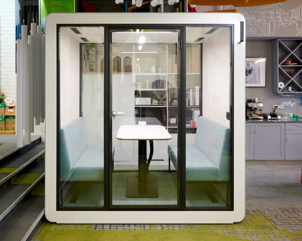 Акустическая кабина LWOP SIX-SEATER (задняя стенка стекло)