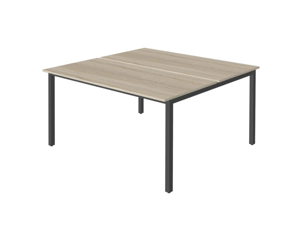 Сдвоенный стол на металлокаркасе WM-2+WM-2+WM-2-02 Work