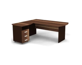 Рабочее место с тумбой левое 180x160x74 Berlin images