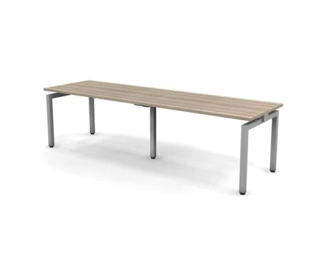 Стол рабочий металлический 2 столешницы 276x80x74,3 Europe