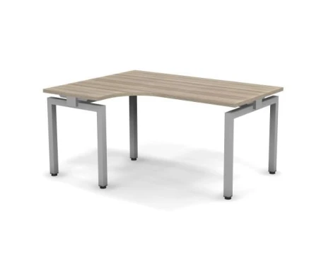 Стол эргономичный металлический левый 158x60x74,3 С16x08x06x12Л Europe