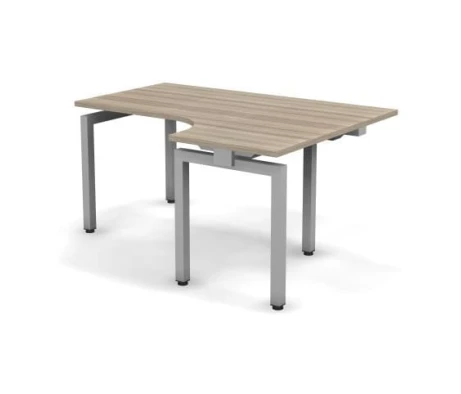 Стол эргономичный металлический правый 158x60x74,3 С16x08x06x12П Europe