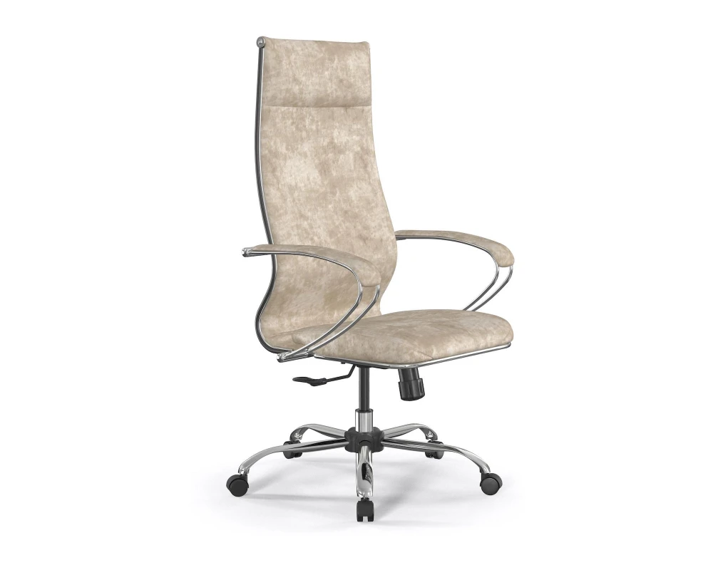 Кресло ErgoLife L42 Браво/подл.118/осн.Synchro 003 Велюр, Бежевый