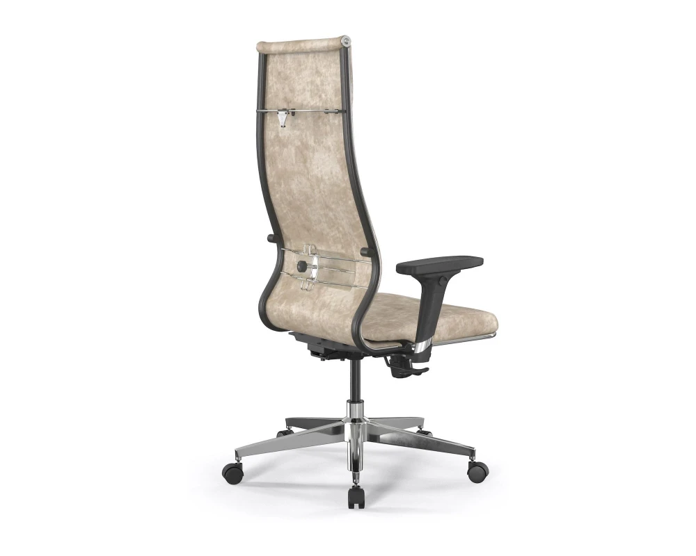 Кресло ErgoLife L42 Браво/подл.200/осн.Synchro 004 Велюр, Бежевый