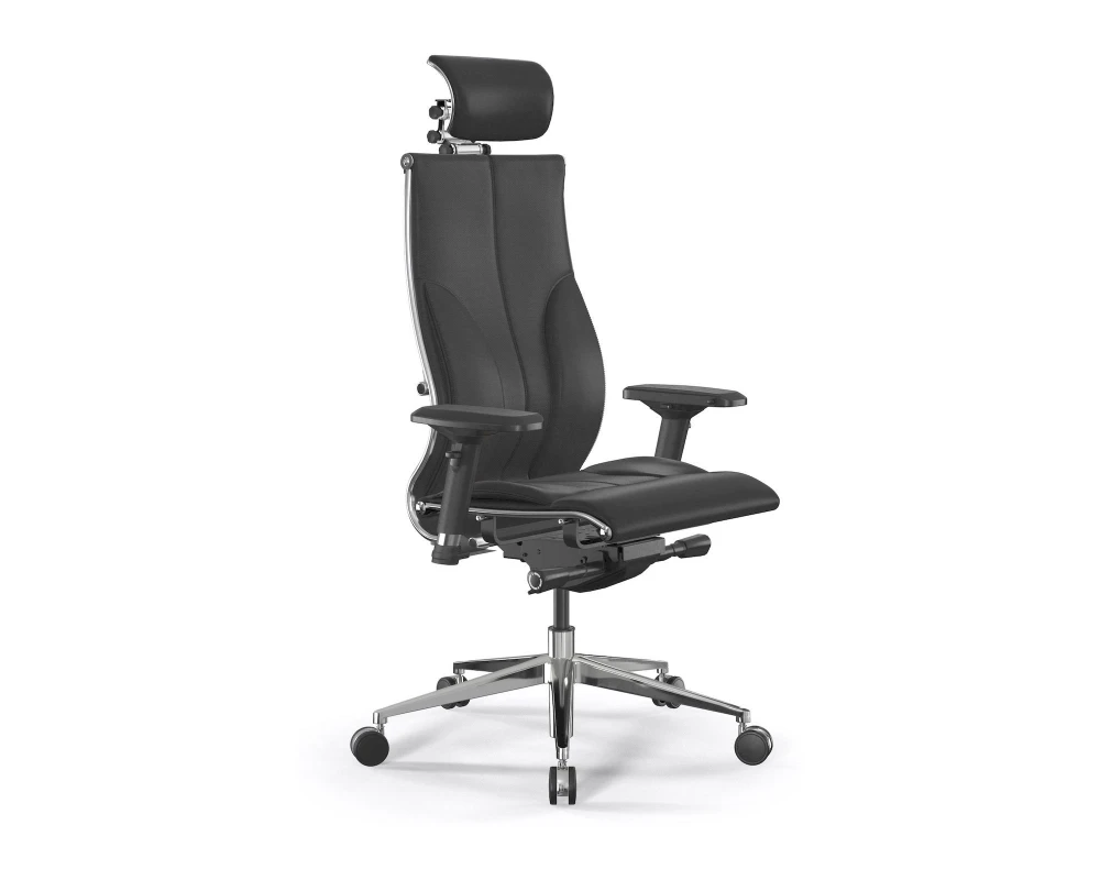 Кресло Samurai B2-10D M26.B32.G25.W25 Экокожа, Черный