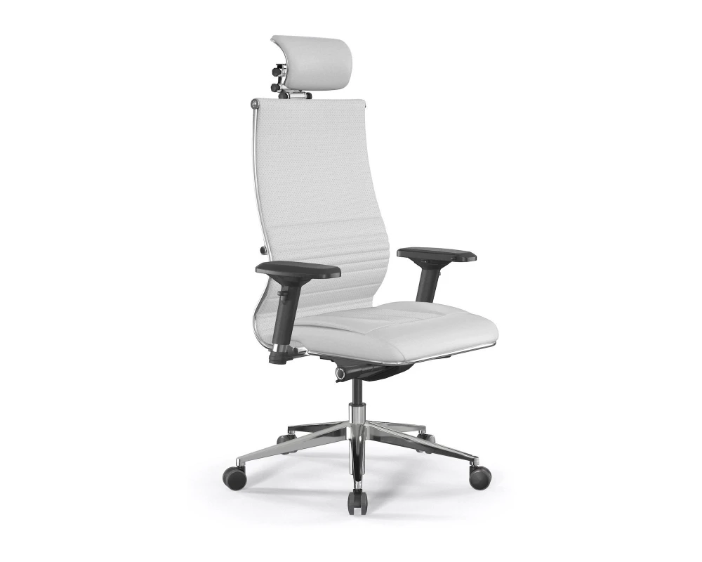 Кресло Samurai KL-3 Экокожа, Белый