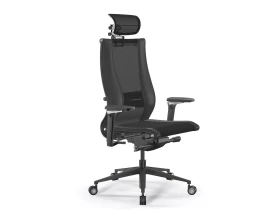 Кресло Samurai L2-16D M26.B11.G24.W04 (подл.1) Сетка/Экокожа, Черный images