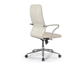 Кресло Sit 8 B2-9K M09.B23.G18.W02 Сетка/Экокожа, Молочный images