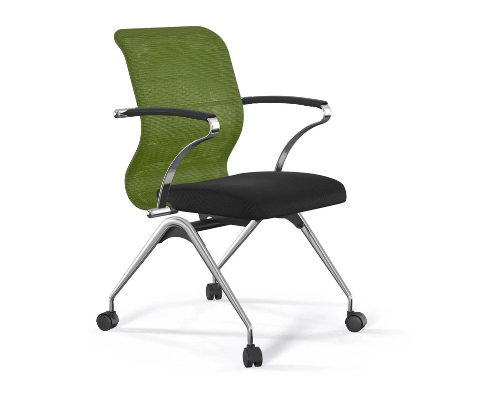 Кресло ErgoLife S 8 M4-8K F53.W01 Сетка/Ткань, Зеленый/Черный