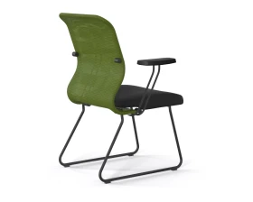 Кресло ErgoLife S 8 M4-8T F57 Сетка/Ткань, Зеленый/Черный images