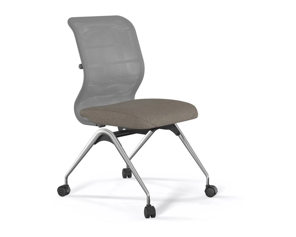 Кресло ErgoLife S 8 M4-9 F53.W01 Сетка/Ткань, Серый/Песочный