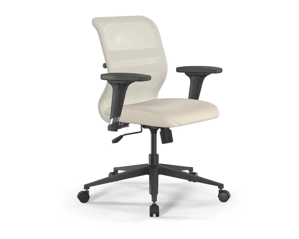 Кресло ErgoLife S 8 M4-9D M09.B11.G19.W02 Сетка/Экокожа, Молочный