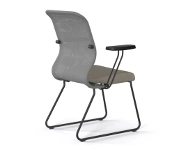 Кресло ErgoLife S 8 M4-9T F57 Сетка/Ткань, Серый/Песочный images