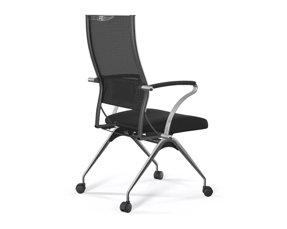 Кресло ErgoLife Sit Air-180 B2-290K F53.W01 Сетка/Ткань, Черный