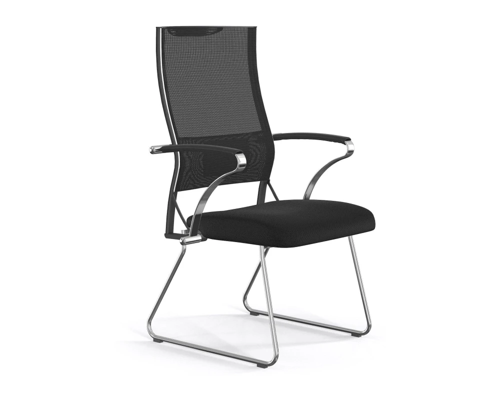 Кресло Sit Air-180 B2-290K F55 Сетка/Ткань, Черный