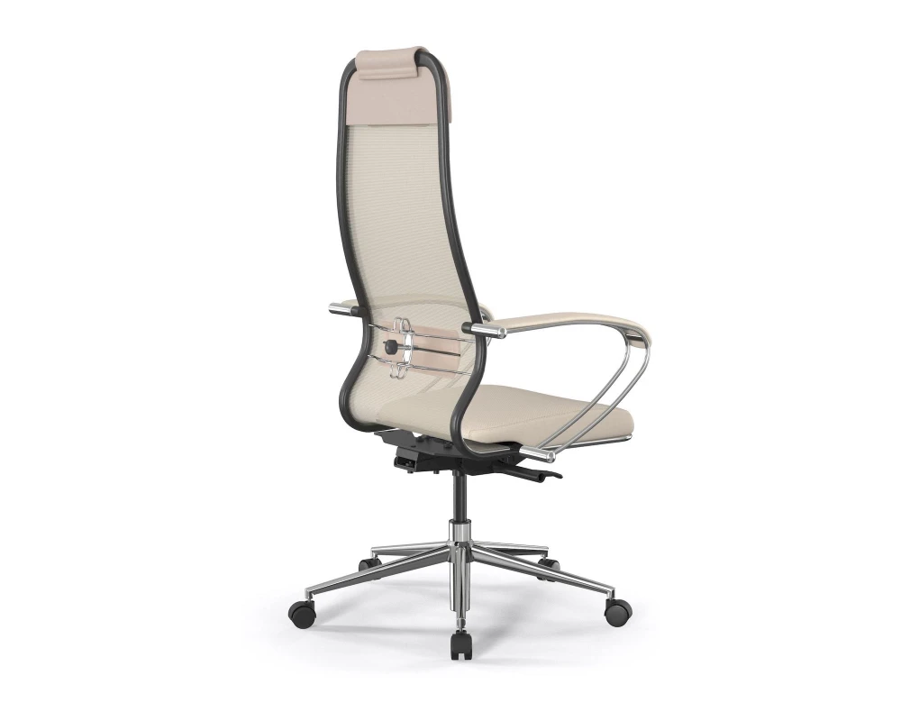 Кресло SynchroSit 10 B1-115K M23.B23.G18.W02 Сетка/Экокожа, Молочный