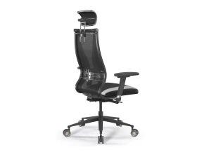 Кресло ErgoLife SynchroSit 10 B2-170D M24.B11.G19.W31 Ткань/Экокожа, Черный/Белый images