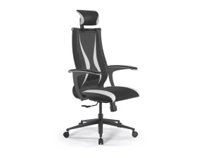 Кресло ErgoLife SynchroSit 10 B2-170U M20.B11.G19.W02 Ткань/Экокожа, Черный/Белый images