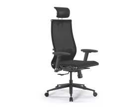 Кресло ErgoLife SynchroSit 10 B2-189D M25.B11.G19.W02 Сетка/Экокожа, Черный images