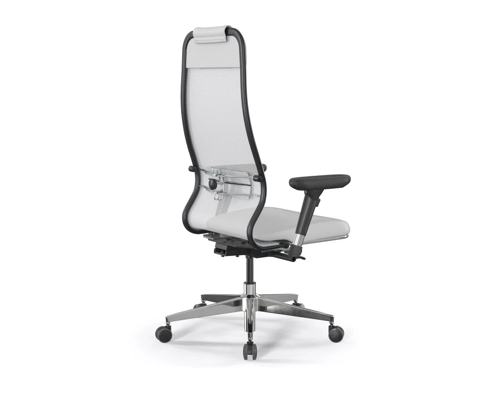 Кресло SynchroSit 10 L1-115D M24.B22.G18.W03 Сетка/Экокожа, Белый