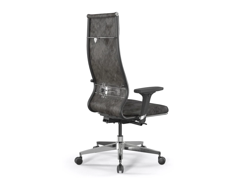 Кресло ErgoLife SynchroSit 10 L1-142D M24.B22.G18.W03 Велюр, Темно-серый