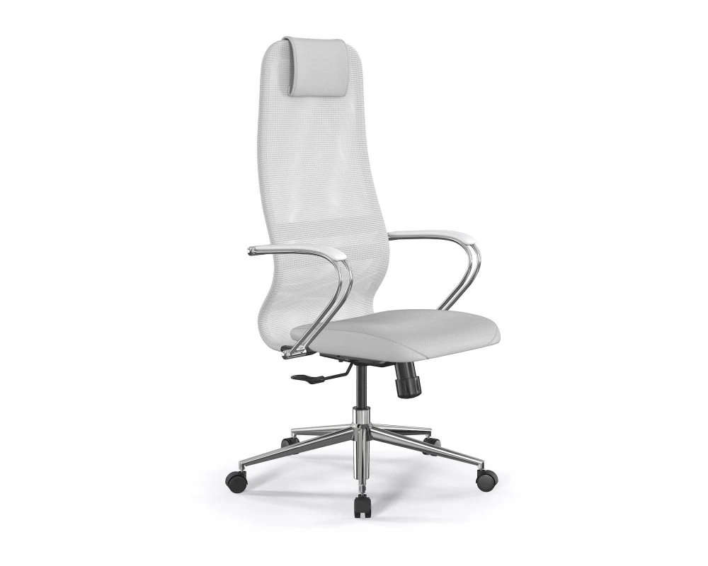 Кресло ErgoLife SynchroSit 8 B1-9K M20.B23.G18.W02 Сетка/Экокожа, Белый