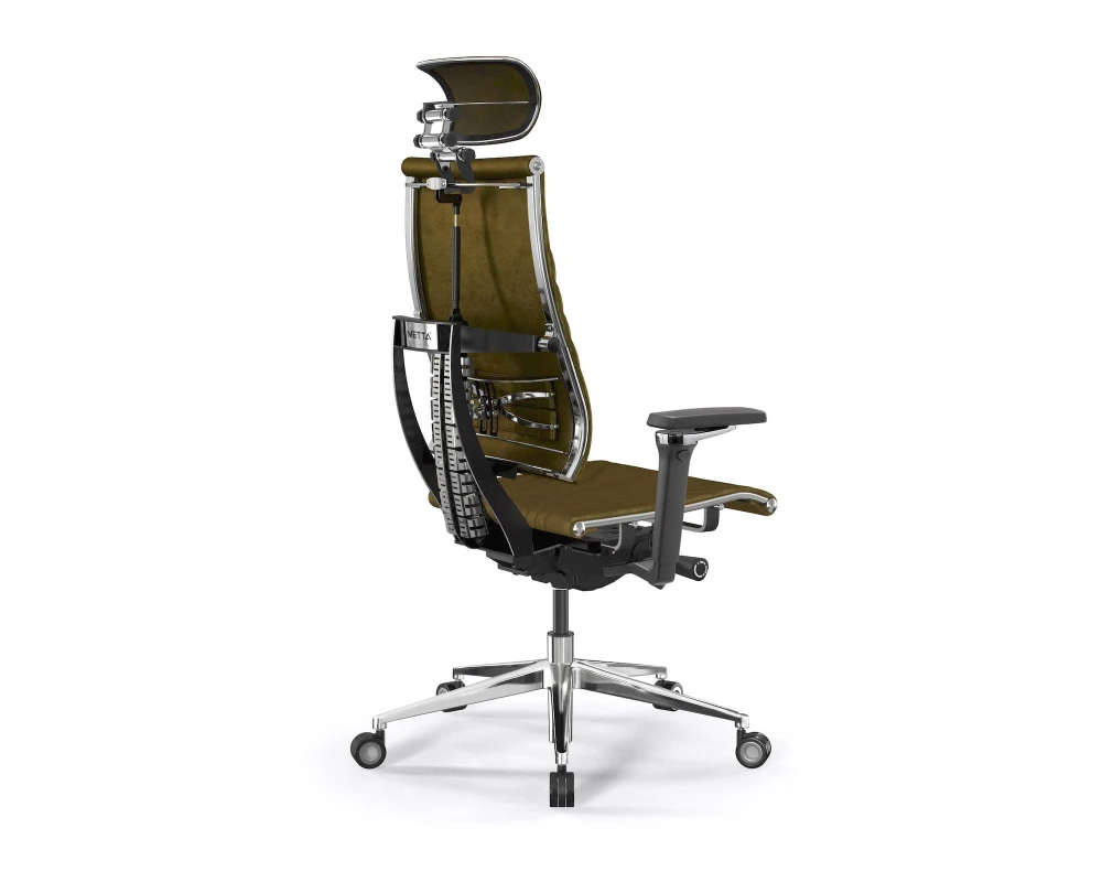 Кресло Y 4DF B2-12D M26.B35.G25.W04 Велюр, Оливковый