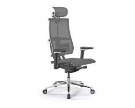 Кресло Y 4DF B2-5D M26.B35.G25.W04 Сетка, Серый/Темно-серый images