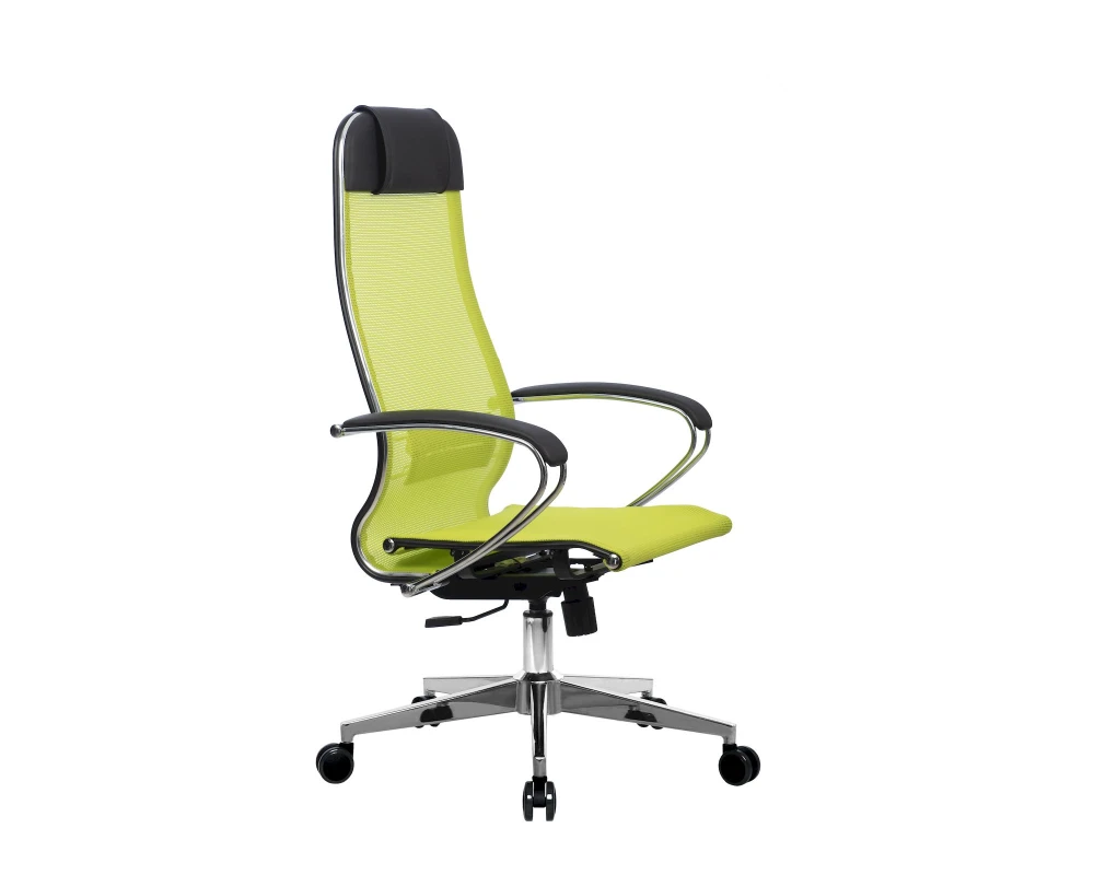 Кресло МЕТТА-12 MPRU подл.131/осн.004 Сетка, Зеленый