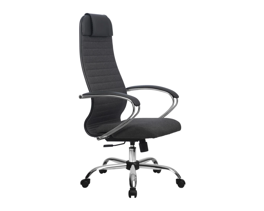 Кресло МЕТТА-27 MPRU подл.131/осн.003 Ткань, Темно-серый